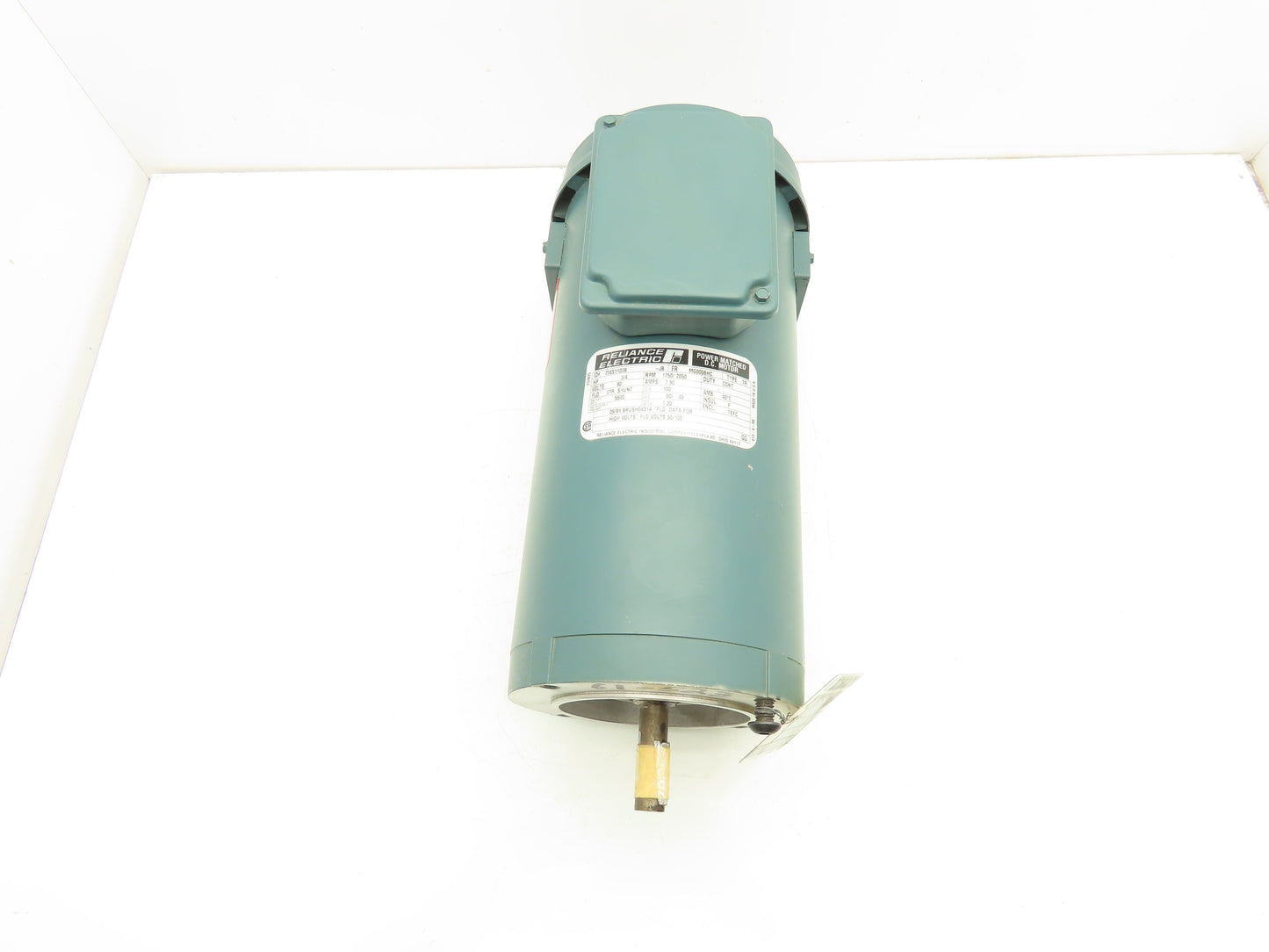 Reliance Electric T56S1103B DC Motor 90V 3/4Hp 7.9A 1750/2050 RPM 56HC Frame
