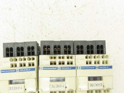 Telemecanique LC1D093 BL Contactor 24VDC Coil 5HP 480VAC 9A 3PH Lot of 3