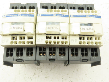 Telemecanique LC1D093 BL Contactor 24VDC Coil 5HP 480VAC 9A 3PH Lot of 3