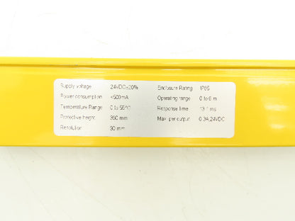 Cedes 107714 Safe2+ Safety Light Curtain Transmitter S2S-KEF1I-KH3-ACD59 360mm