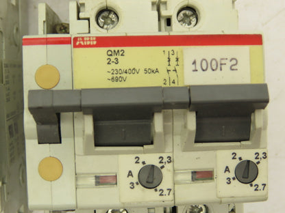 ABB QM2 Circuit Breaker 230/400V 50KA 10-45A  2 Pole Lot Of 6