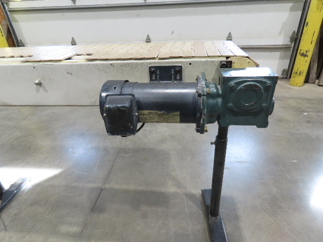 12"x 56"L Plastic Tabletop Belt Bottle Conveyor Adj Height 90VDC 200 FPM