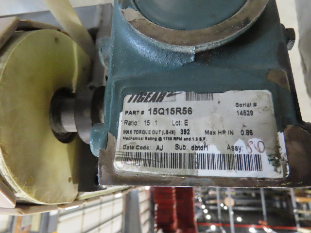 12"x 56"L Plastic Tabletop Belt Bottle Conveyor Adj Height 90VDC 200 FPM