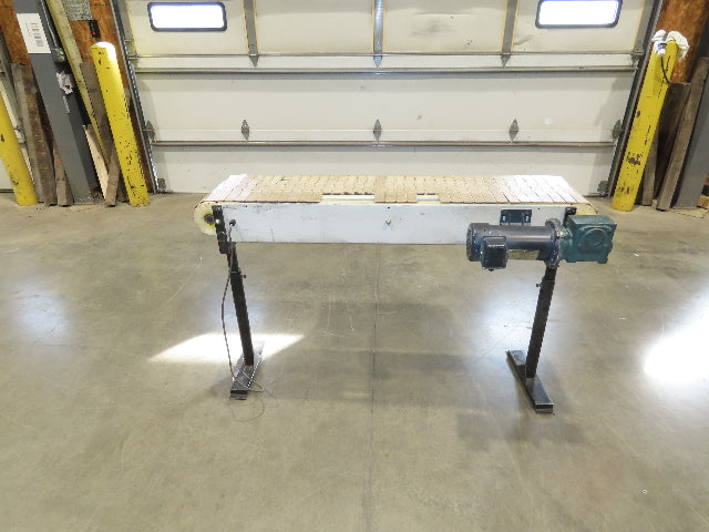 12"x 56"L Plastic Tabletop Belt Bottle Conveyor Adj Height 90VDC 200 FPM
