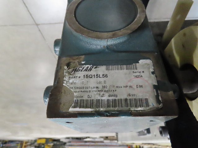 12"x 56"L Plastic Tabletop Belt Bottle Conveyor Adj Height 90VDC 190 FPM