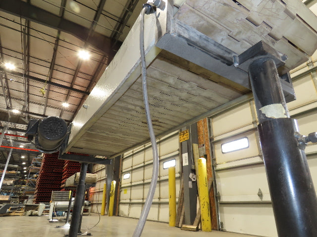 12"x 56"L Plastic Tabletop Belt Bottle Conveyor Adj Height 90VDC 190 FPM