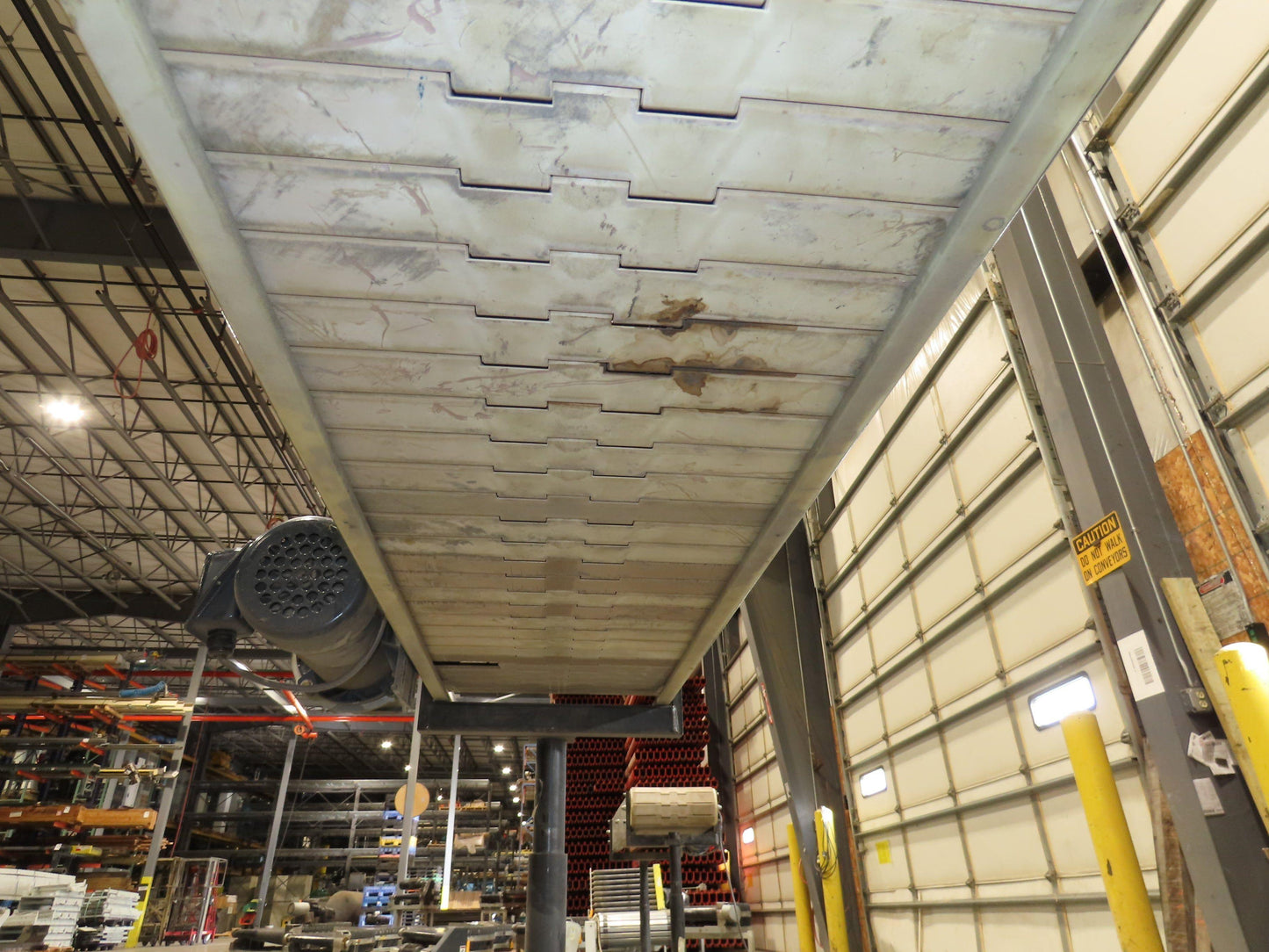 12"x 56"L Plastic Tabletop Belt Bottle Conveyor Adj Height 90VDC 190 FPM