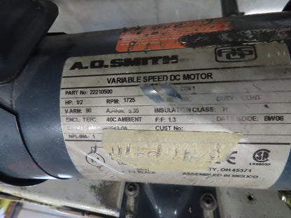 12"x 56"L Plastic Tabletop Belt Bottle Conveyor Adj Height 90VDC 230 FPM