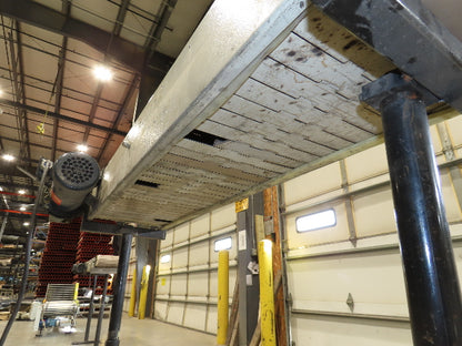 12"x 56"L Plastic Tabletop Belt Bottle Conveyor Adj Height 90VDC 230 FPM