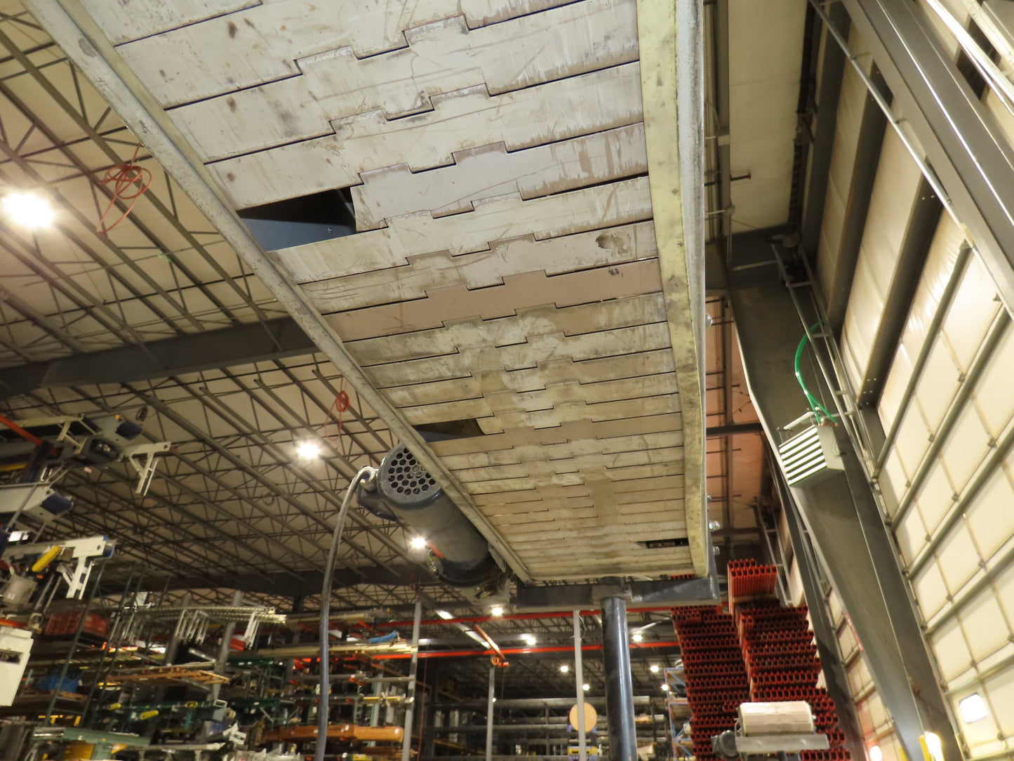 12"x 56"L Plastic Tabletop Belt Bottle Conveyor Adj Height 90VDC 230 FPM