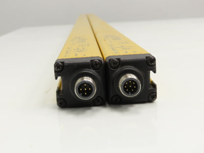 IFM OYA1510-90-4-12-P-1 Safety Light Curtain Transmitter Receiver Set 150mm
