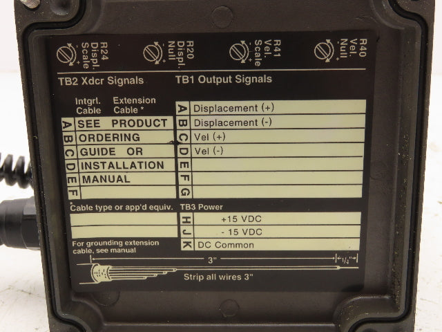 Temposonics 311000000RCU0200 LTD Position Sensing System 0-10V 20"Stroke