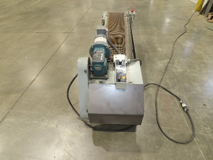 14"x 74" Incline Conveyor 10" Grip Top Belt 115V Variable Speed Belt Drive