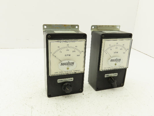 Madison 200 Tachometer Indicator VA7 60 RPMS Lot Of 2