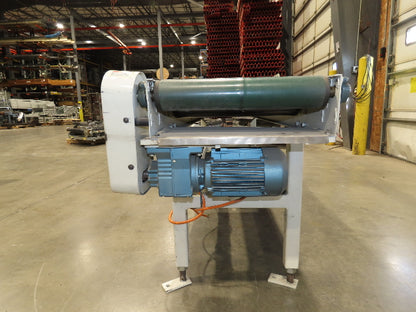 Buhrt 18"x 77" Slider Bed Conveyor 16" Flat Belt 460V RH Belt Drive 250 FPM