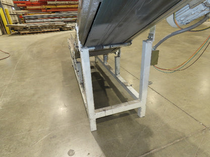 Gammerler 20"x 7' 6" Slider Bed Conveyor Flat to Incline 14" Belt 280 FPM 480V