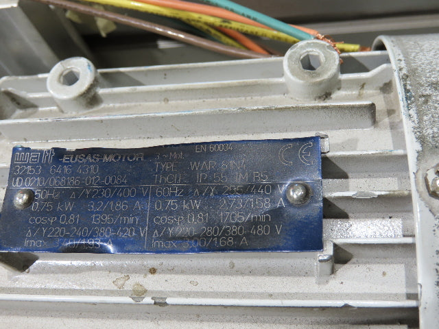 Gammerler 20"x 7' 6" Slider Bed Conveyor Flat to Incline 14" Belt 280 FPM 480V