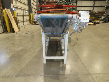 Gammerler 20"x 7' 6" Slider Bed Conveyor Flat to Incline 14" Belt 280 FPM 480V