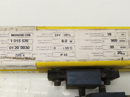 Sick 30-MGS Safety Light Curtain Transmitter Receiver Set MGSS 90-12/MGSE90-12B