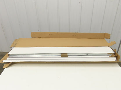 USG Donn DX 422 Drop Ceiling Cross Tee Suspension Bracket Flat White 48"L 46pcs