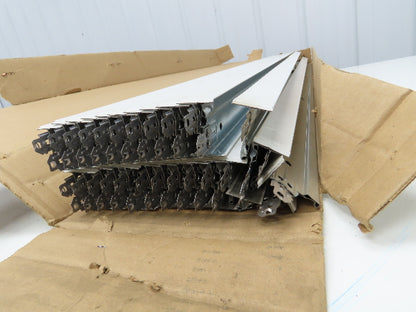 USG Donn DX 422 Drop Ceiling Cross Tee Suspension Bracket Flat White 48"L 46pcs