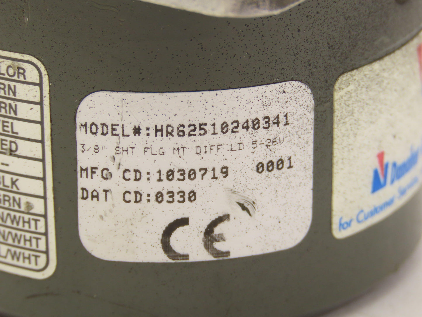 Dynapar HR62510240341 Rotary Encoder 10-Pin 5-26VDC Gray