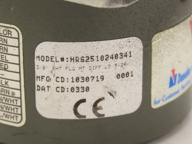 Dynapar HR62510240341 Rotary Encoder 10-Pin 5-26VDC Gray