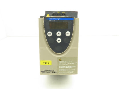 Telemecanique ATV11HU09M2E Altivar 11 Variable Speed Drive VFD .5Hp 240V 1PH In