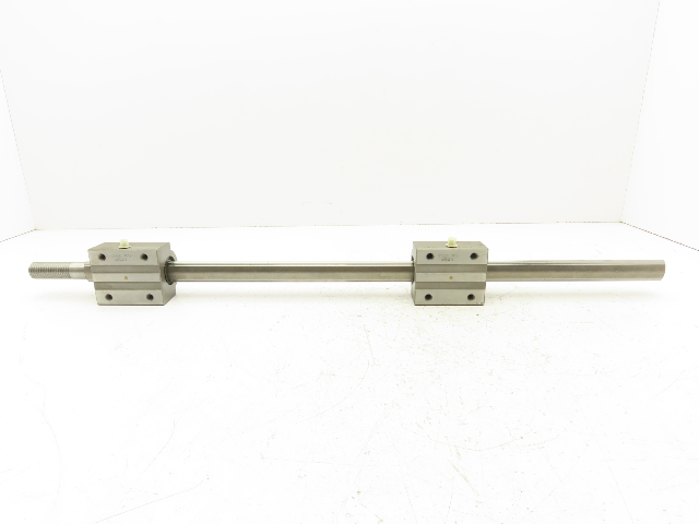 THK LBH30 Ball Spline Rigid Square Nut Bearings Non Rotating Shaft 27.5" Travel