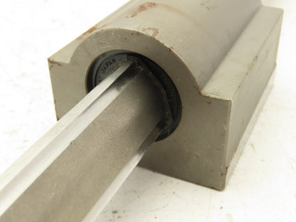 THK LBH30 Ball Spline Rigid Square Nut Bearings Non Rotating Shaft 27.5" Travel