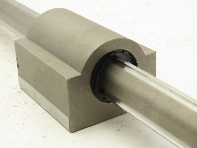 THK LBH30 Ball Spline Rigid Square Nut Bearings Non Rotating Shaft 27.5" Travel