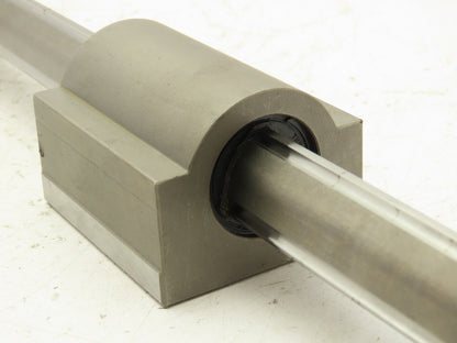 THK LBH30 Ball Spline Rigid Square Nut Bearings Non Rotating Shaft 27.5" Travel