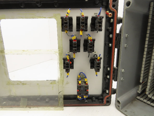Electrical Enclosure Control Panel HMI 300x400x150mm 7.25x6.25" Cutout 22mm Hole