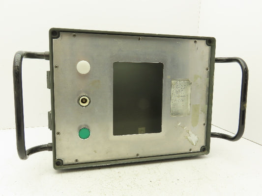 Electrical Enclosure Control Panel HMI 300x400x150mm 7" x 5" Cutout 22mm Hole