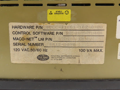 Barber Coleman 80CC-11001-102-0-00 Sequence Module Maco 8000 120VAC 100VA Max