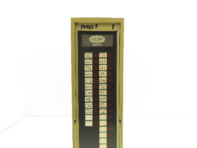 Barber Colman 80CC-32001-102-0-00 Sequence Module Maco 8000 120VAC 24VDC I/O
