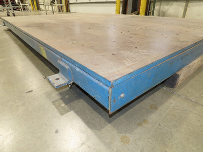 7' x 10' Steel Base Floor Plate 3/4"Machined Top Machine Mounting Workholding