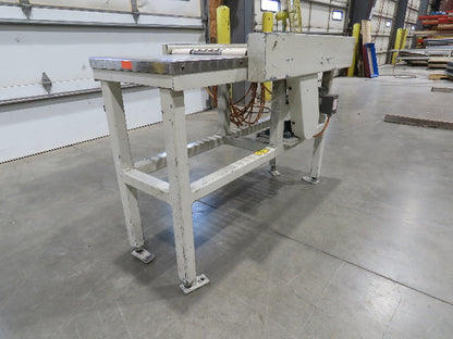 Buhrt 20"x 50"L Plastic Roller Conveyor 16"BF 80 FPM Chain Drive 460V