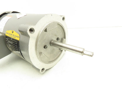 Baldor Reliance Pump Motor 1/2Hp 3450 RPM 230/460V 3PH 56CZ Extended Shaft