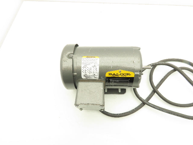 Baldor M3355 AC Motor 1/6Hp 1725 RPM 230/460V 3PH 42 Frame 3/8" Shaft