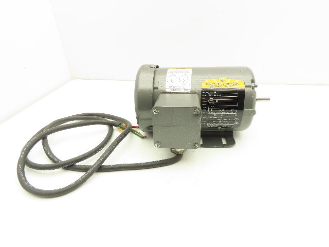 Baldor M3355 AC Motor 1/6Hp 1725 RPM 230/460V 3PH 42 Frame 3/8" Shaft
