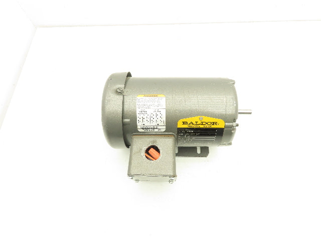 Baldor M3355 AC Motor 1/6Hp 1725 RPM 230/460V 3PH 42 Frame 3/8" Shaft