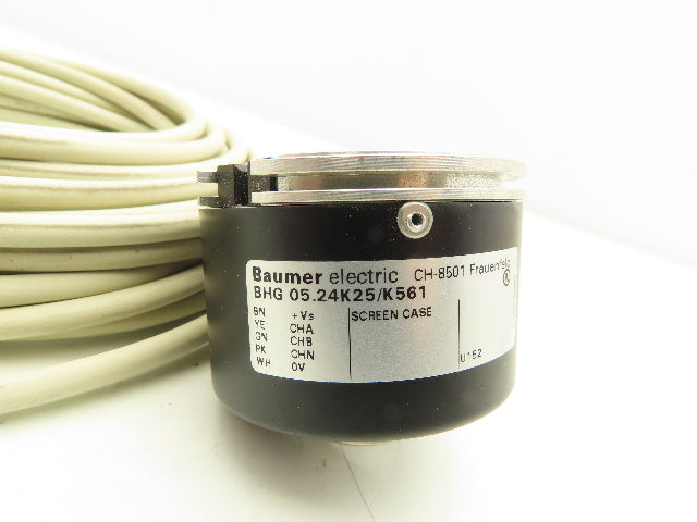 Baumer Electric BHG 05.24K25/K561 Rotary Incremental Encoder Hollow Shaft