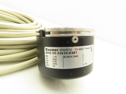 Baumer Electric BHG 05.24K25/K561 Rotary Incremental Encoder Hollow Shaft