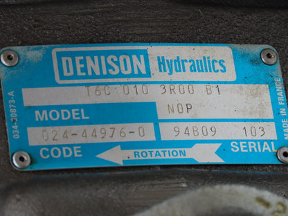 Denison AA10VSO 140DFR1/31 Double Hydraulic Pump 15/65 GPM 3500 PSI T6C B10 3R00