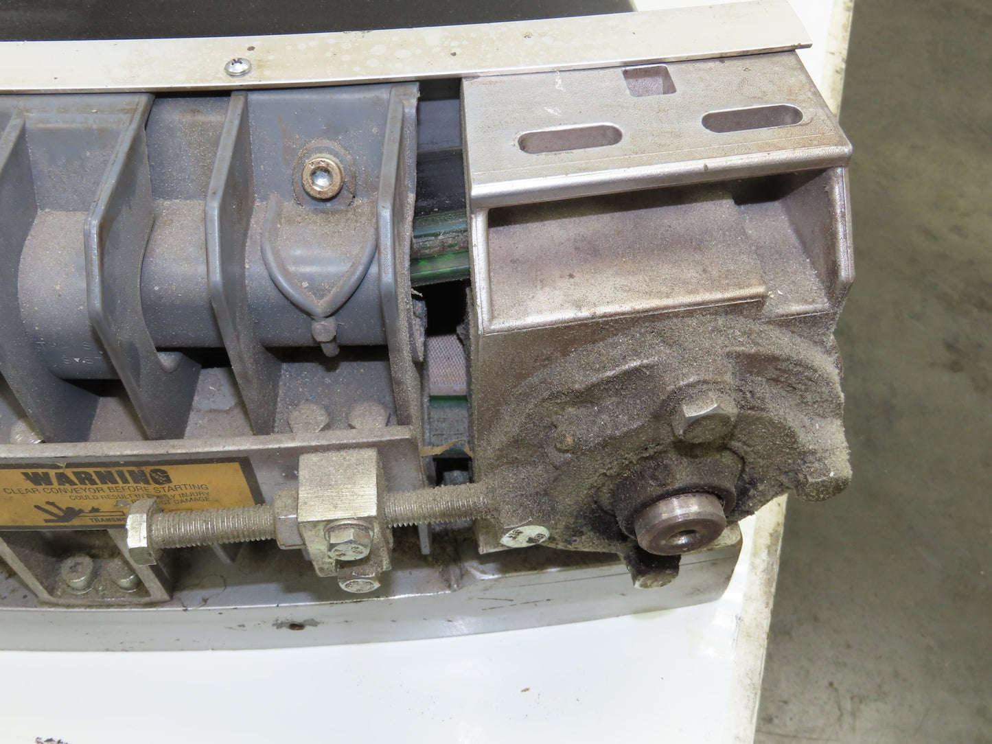 Transnorm TS1500/100 24" Belt Conveyor 45° RH Curve 250 FPM 460V Chain Drive