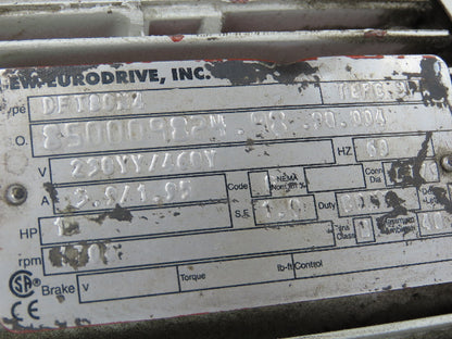 Transnorm TS1500/100 24" Belt Conveyor 45° RH Curve 250 FPM 460V Chain Drive