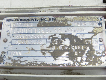 Transnorm TS1500/100 20" Belt Conveyor 45° LH Curve 250 FPM 460V Chain Drive