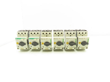 Moeller PKZMO-0.63 Circuit Breaker Motor Protector 0.4-0.63A 600VAC 3PH Lot Of 6