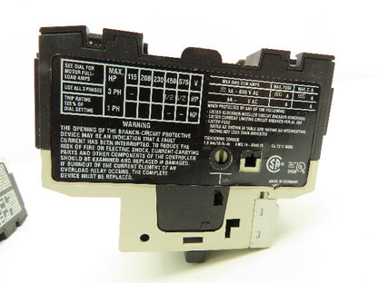 Moeller PKZMO-0.63 Circuit Breaker Motor Protector 0.4-0.63A 600VAC 3PH Lot Of 6